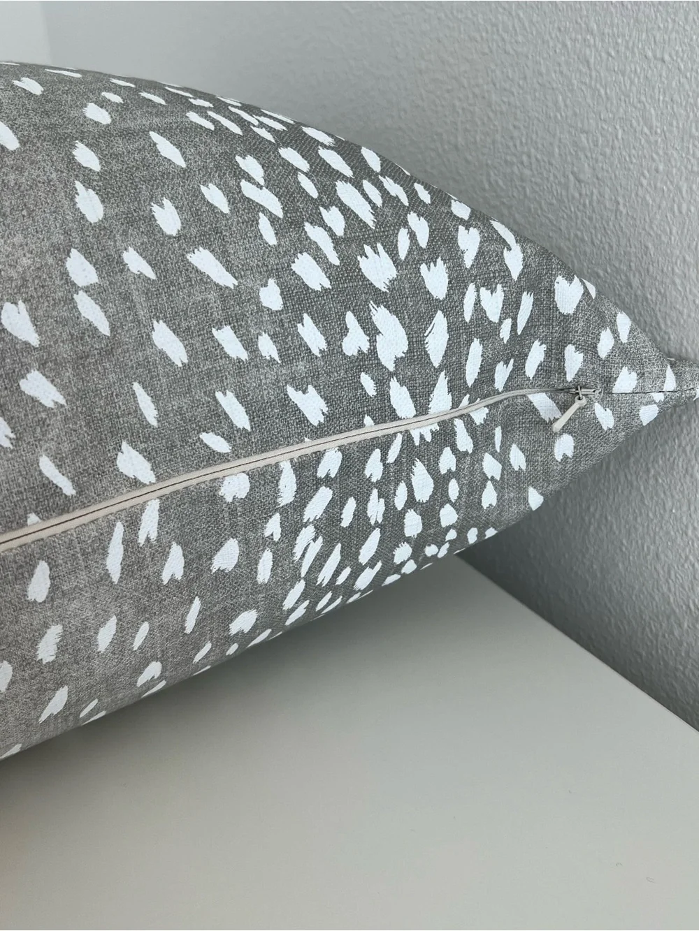 Gray Ombré Fawn Pillow Covers